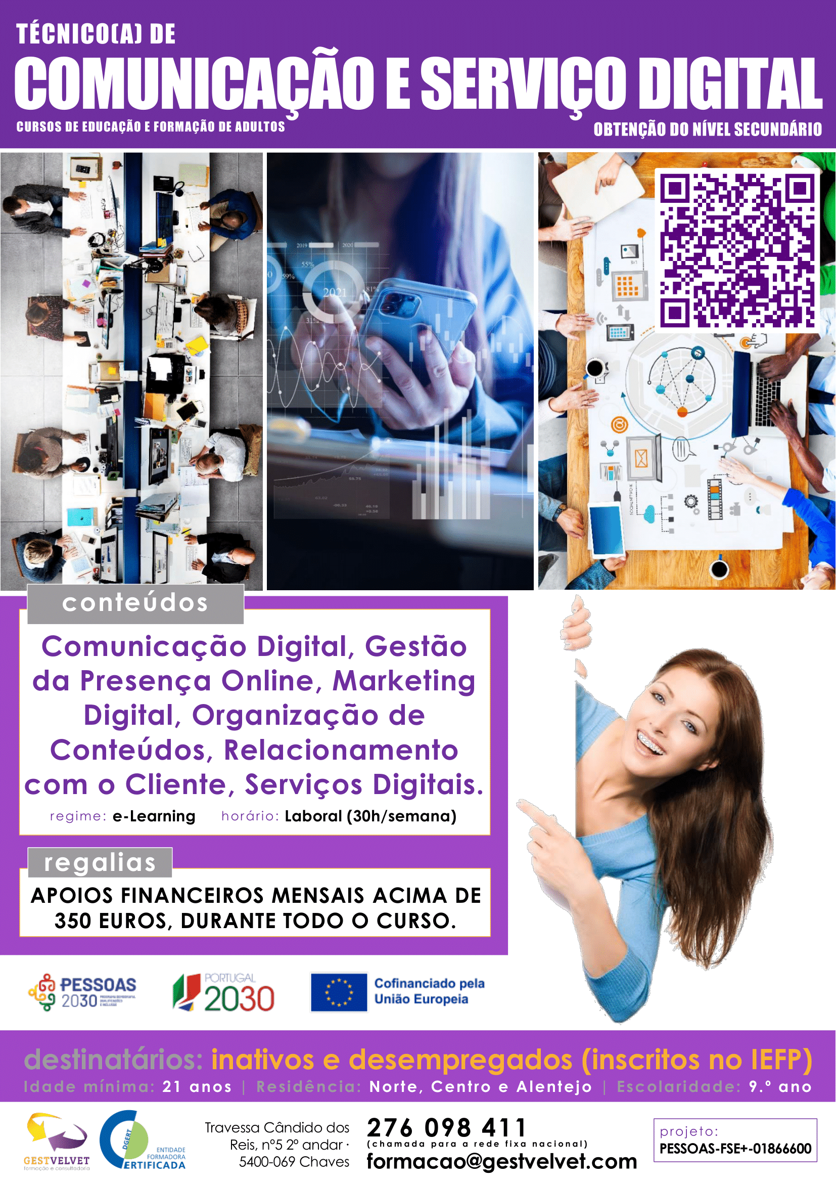 Curso EFA “Técnico/a de Comunicação e Serviço Digital”